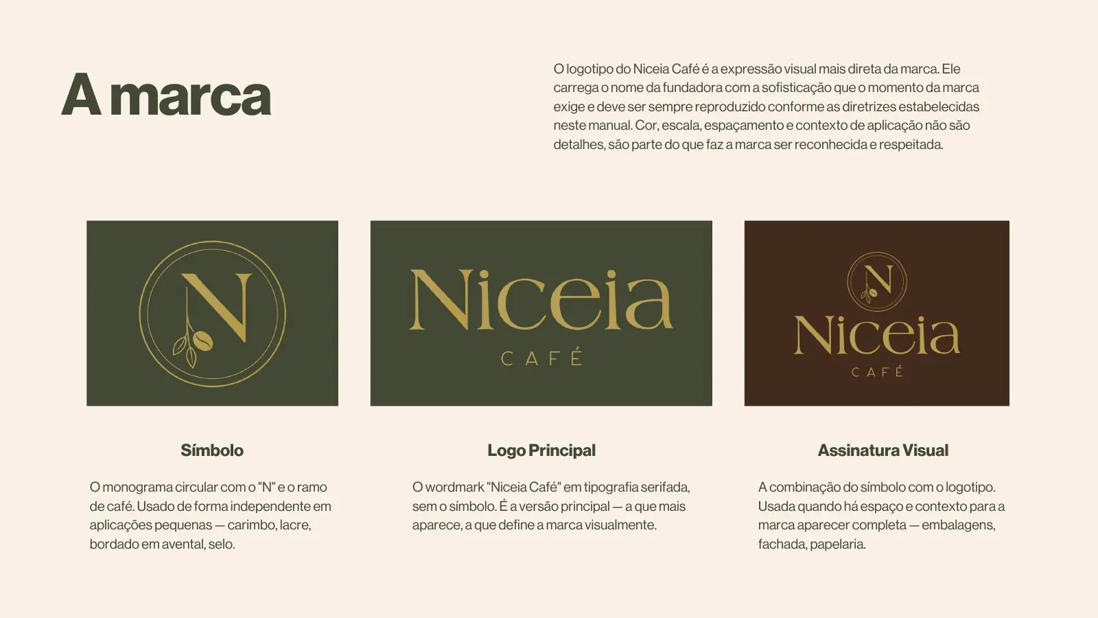 Niceia Café, detalhe do projeto