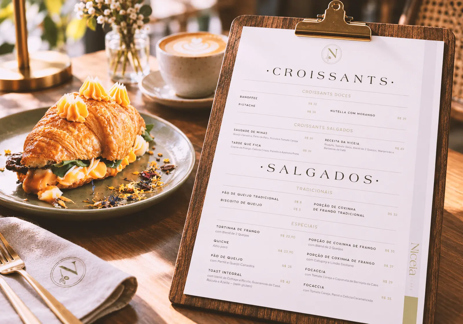Niceia Café, detalhe do projeto