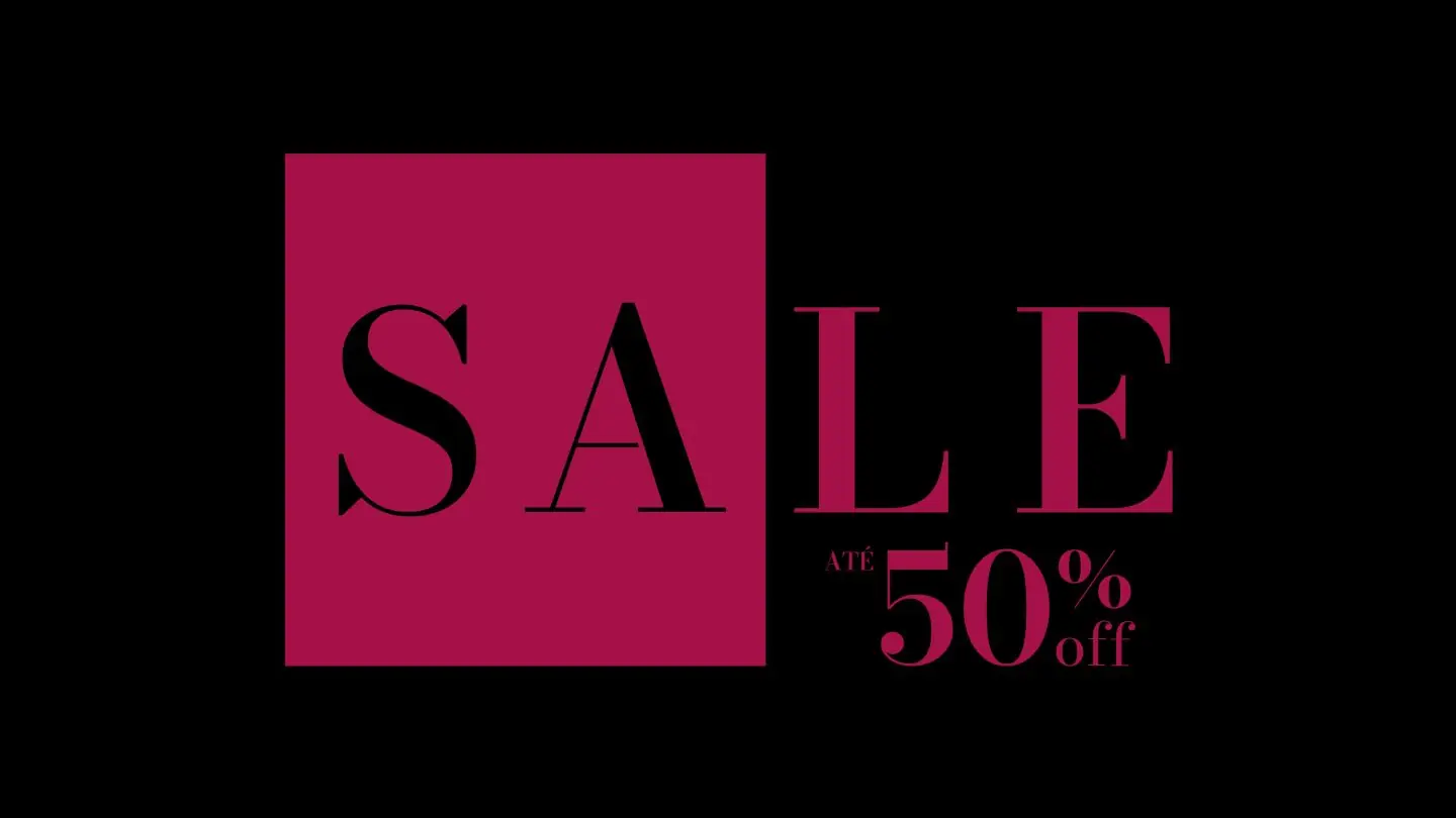 Sale até 50%, detalhe do projeto